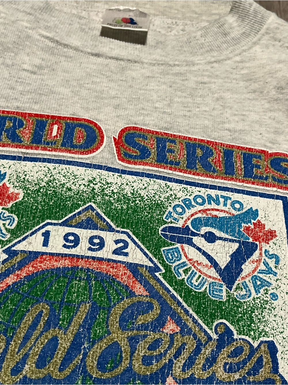 Vintage Toronto Blue Jays 1992 World Series, MLB, baseball graphic crewneck XL - Picture 7 of 13
